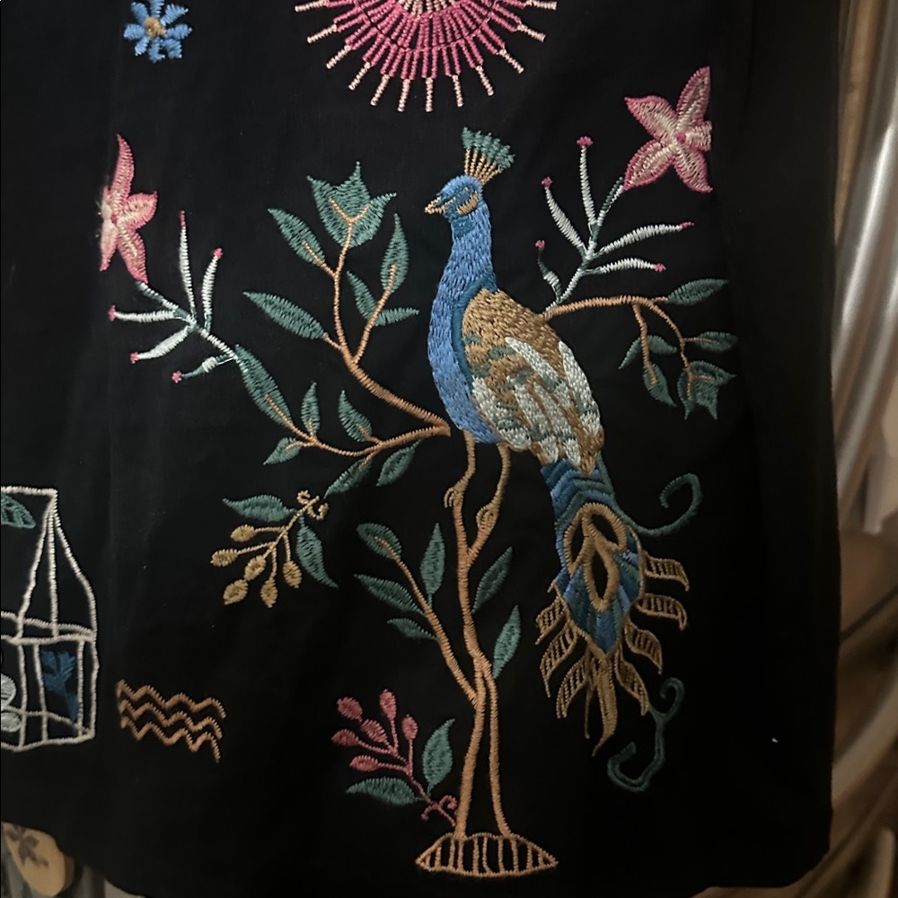 NWT Johnny Was Carmene Raw Detail Raglan $150 Tee - Picture 11 of 16